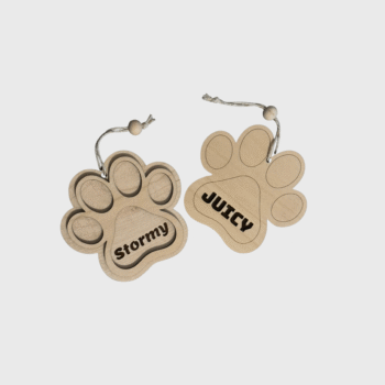 Personalized Dog Paw Christmas Ornament – Celebrate Your Furry Family
